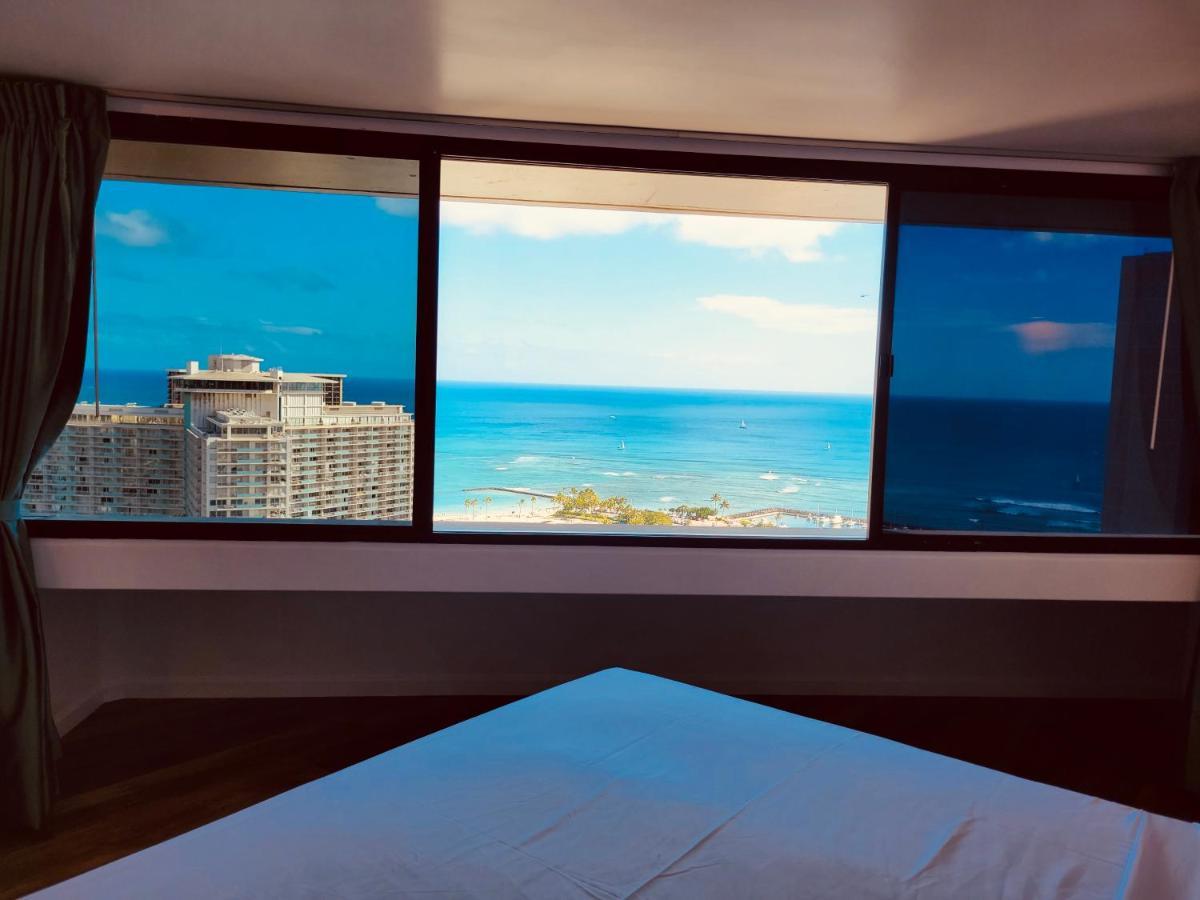 호놀룰루 Waikiki High-Rise Sea View Free Parking 아파트 호텔 외부 사진